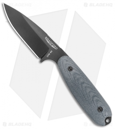 Bradford Knives Guardian3.5 Fixed Blade 3D Black (3.75" DLC M4)