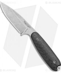 Bradford Knives Guardian3.5 Fixed Blade 3D Carbon Fiber(3.75" Stonewash M4)