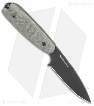 Bradford Knives Guardian3.5 Fixed Blade 3D OD Green (3.75" DLC M4) - Image 2