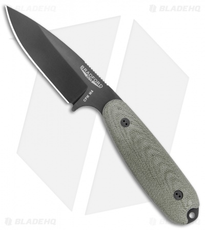 Bradford Knives Guardian3.5 Fixed Blade 3D OD Green (3.75" DLC M4)