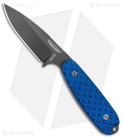 Bradford Knives Guardian3.5 Fixed Blade Black/Blue (3.75" Sabre/M4/DLC)