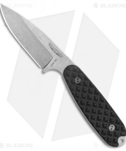Bradford Knives Guardian3.5 Fixed Blade Black (3.75" Stonewash M4)