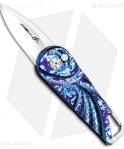 Brian Tighe Custom Tighe Nee Automatic Knife Timascus (1.9" Mirror)