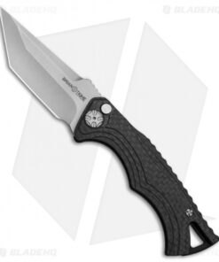 Brian Tighe & Friends Small Tighe Fighter Tanto Automatic Knife CF(3" BB/SW)