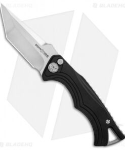 Brian Tighe & Friends Small Tighe Fighter Tanto Auto Knife Black/Gray (3" SW)