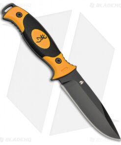 Browning Ignite Fixed Blade Knife Black/Orange (4" Black) 3220161