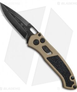Buck Impact Automatic Knife Coyote Tan (3.125" Black SW) 0898BRS