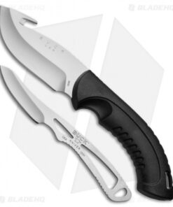 Buck Omni Hunter 12PT Guthook and Paklite Caper Fixed Blade Combo Set w/ Sheath