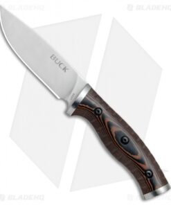 Buck Small Selkirk Fixed Blade Knife Micarta (3.875" Satin) 0853BRS