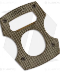 BRNLY Contra Cypop Bottle Opener OD Canvas Micarta/Brass