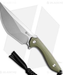 CIVIVI Concept 22 Fixed Blade Knife Green G-10 (4.8" Satin) C21047-2