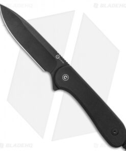 CIVIVI Elementum Fixed Blade Knife Flat Black G-10 (4" Black SW)