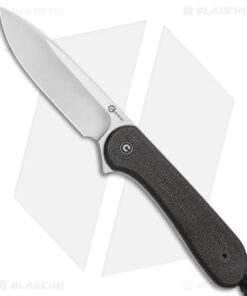 CIVIVI Elementum Fixed Blade Knife Dark Green Micarta (4" Satin) C2105B