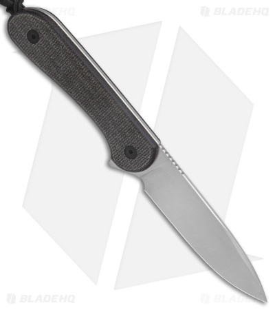 CIVIVI Elementum Fixed Blade Knife Dark Green Micarta (4" Satin) C2105B - Image 2