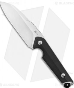 CIVIVI Kepler Fixed Blade Knife Black G-10 w/Lanyard (4.5" Satin)