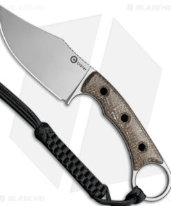 CIVIVI Midwatch Fixed Blade Knife Brown Micarta (3.4" BB) C20059B-2
