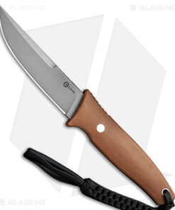 CIVIVI Terzuola Tamashii Fixed Blade Knife Brown Micarta (4" SW) C19046-5