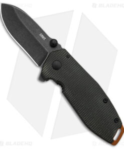 CRKT Burnley Squid Flipper Assisted Opening Knife Green Micarta (2.4" Smokewash)