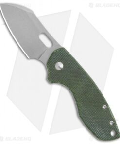 CRKT Pilar Exclusive Frame Lock Knife Green Micarta (2.4" Stonewash D2)