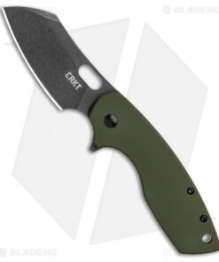 CRKT Pilar Large Frame Lock Knife OD Green G-10 (2.6" Black SW D2) BHQ Exclusive
