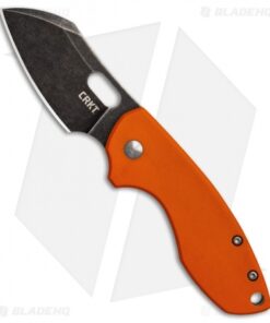 CRKT Pilar Frame Lock Knife Orange G-10 (2.4" Black SW) 5311GKG