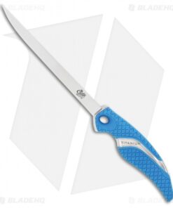 Camillus Cuda Fillet Fixed Blade Knife Blue (7" Bead Blast) 18124