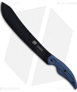 Camillus Cuda Large Breaking Fixed Blade Knife Blue Micarta (10" Black) 18130
