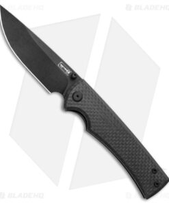 Chaves Liberation 229 Frame Lock Knife Carbon Fiber (3.75" Black PVD M390)