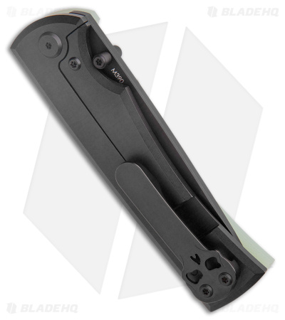 Chaves Liberation 229 Drop Point Frame Lock Knife Jade G-10 (3.75" Black PVD) - Image 3