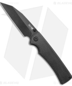 Chaves Sangre 229 Wharncliffe Frame Lock Knife Carbon Fiber (3.75" Black)