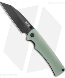 Chaves Sangre 229 Wharncliffe Frame Lock Knife Jade G-10 (3.75" Black)