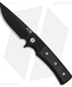 Chaves Ultramar Liberation Street Flipper Knife Blackout CF (3.4" Black SW)