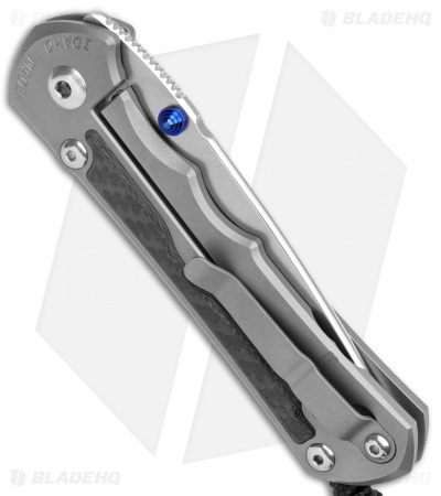 Chris Reeve Knives Large Inkosi Knife Carbon Fiber Inlays (3.5" Stonewash) CRK - Image 3