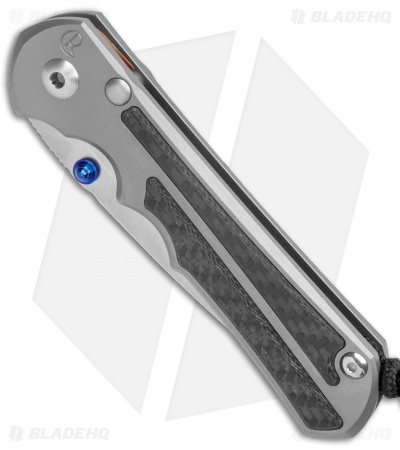 Chris Reeve Knives Large Inkosi Knife Carbon Fiber Inlays (3.5" Stonewash) CRK - Image 2