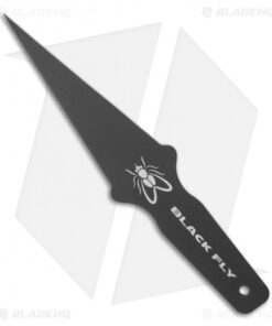 Cold Steel 8" Black Fly Fixed Blade Throwing Knife (4" Black)