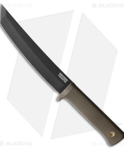 Cold Steel Recon Tanto Fixed Blade Knife Dark Earth (7" Black)