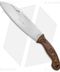 Condor Primitive Bush Mondo Knife Fixed Blade Natural Micarta (10" Satin)