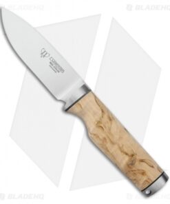 Cudeman 138-DS Fixed Blade Knife Birch (4" Satin N695) 138-DS
