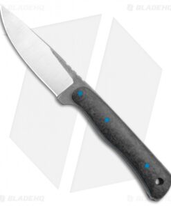 Cypress Creek Knives Backpacker Deluxe Fixed Blade Knife Blue/CF (3.1" Satin)