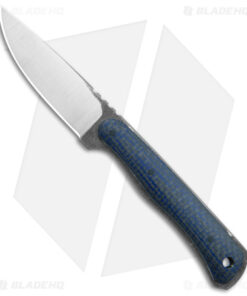 Cypress Creek Knives Backpacker Deluxe Fixed Blade Blue Lighting CF (3.1" Satin)