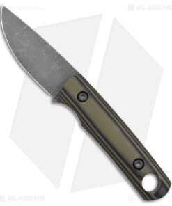 Cypress Creek Knives Copperhead Fixed Blade Knife Black/Olive G-10 (2.9" SW)