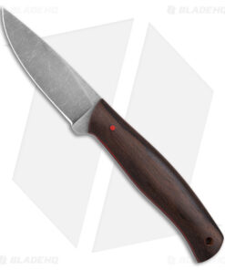 Cypress Creek Knives Fife Fixed Blade Knife Ebony Wood (3.6" Acid SW)