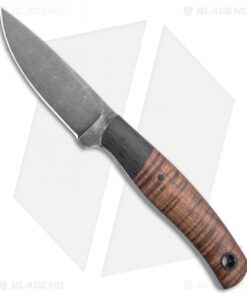 Cypress Creek Knives Fife Fixed Blade Knife Blackwood (3.6" Acid Wash)