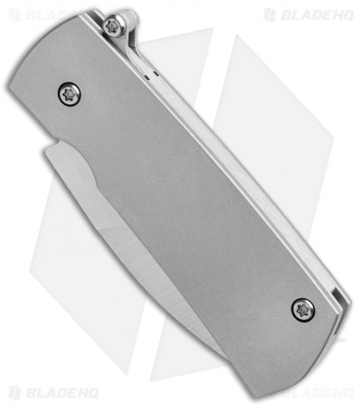D Rocket Design Shamsher Paw Claw Automatic Knife Titanium (2" Satin) - Image 2