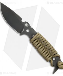 DPx H.E.S.T II Assault Survival Knife Coyote Brown Paracord Wrap (3.15" Gray)