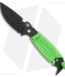 DPx H.E.S.T II Assault Survival Knife Neon Green Paracord Wrap (3.15" Black)