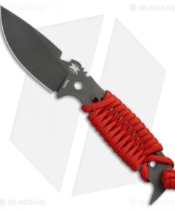 DPx H.E.S.T II Assault Survival Knife Red Paracord Wrap (3.15" Gray)