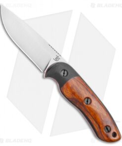 Dark Timber Knives Bushy Knife Black Micarta / Desert Ironwood (4" Satin)