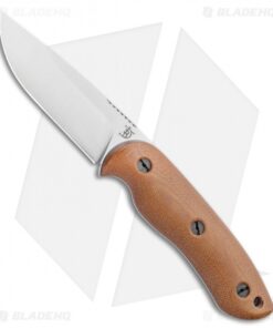 Dark Timber Knives Bushy Knife Natural Micarta (4" Satin)