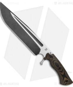 Dark Timber Knives Cave Bear Knife Camo Canvas Micarta (10.3" Two-Tone)